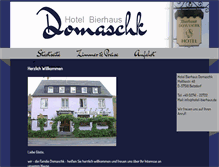 Tablet Screenshot of hotel-bierhaus.de